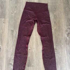 lululemon athletica Burgundy Leggings